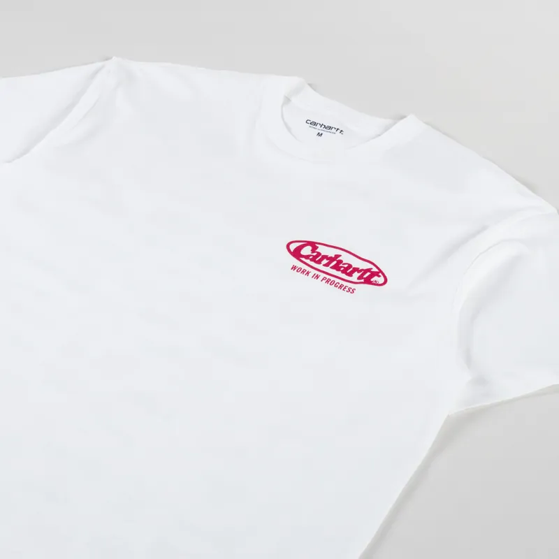 Carhartt WIP Logo T Shirt White-3