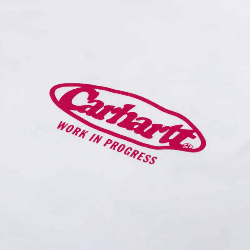 Carhartt WIP Logo T Shirt White-5