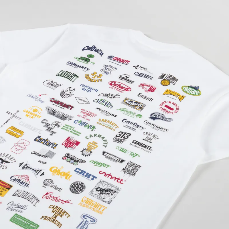 Carhartt WIP Logo T Shirt White-2