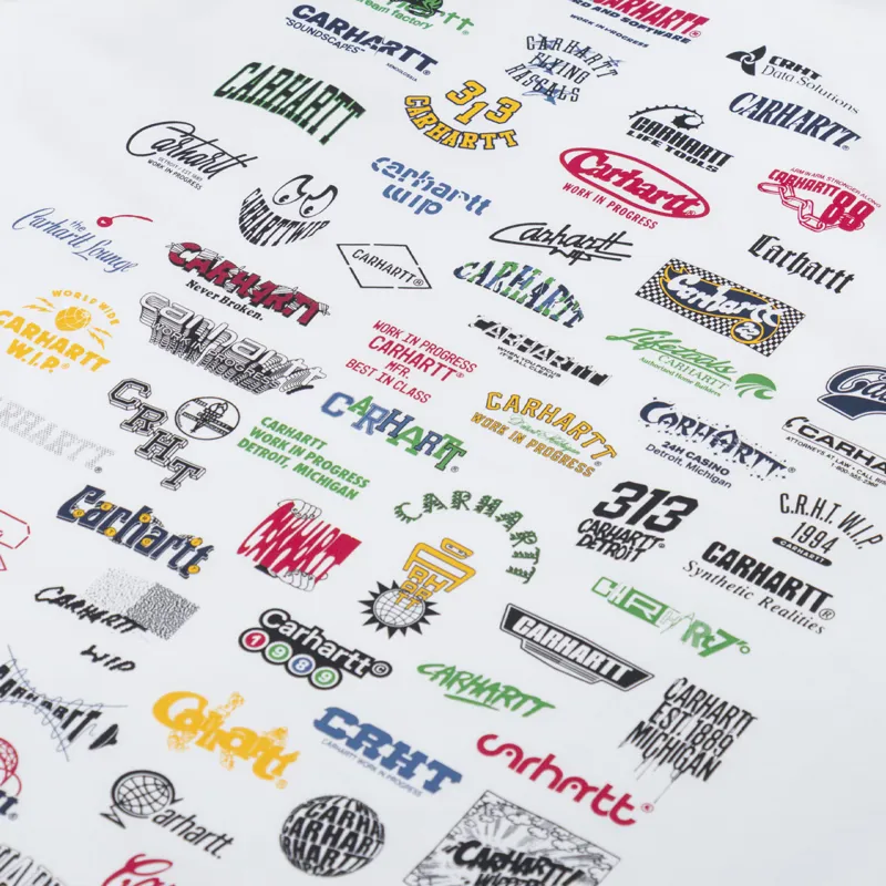 Carhartt WIP Logo T Shirt White-4