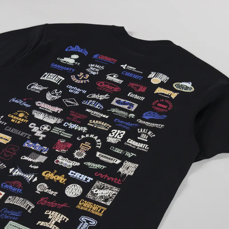 Carhartt WIP Logo T Shirt Black-2