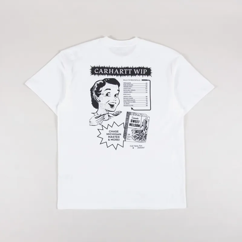 Carhartt WIP Catalogue T Shirt White Black