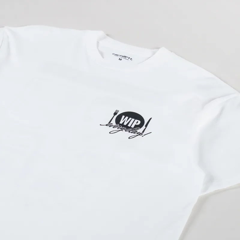 Carhartt WIP Catalogue T Shirt White Black-3