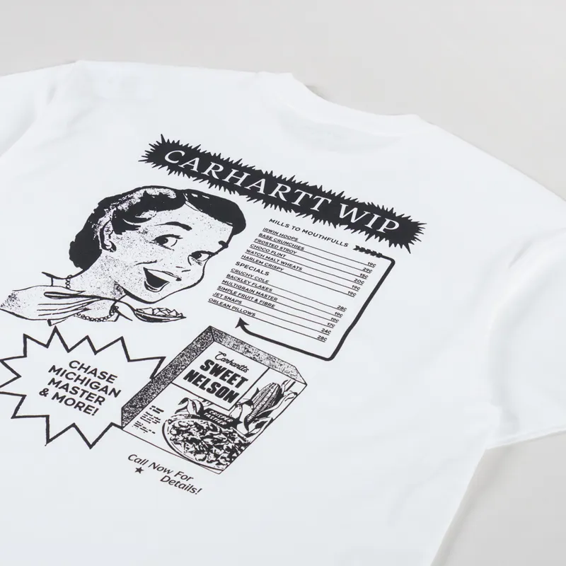 Carhartt WIP Catalogue T Shirt White Black-2