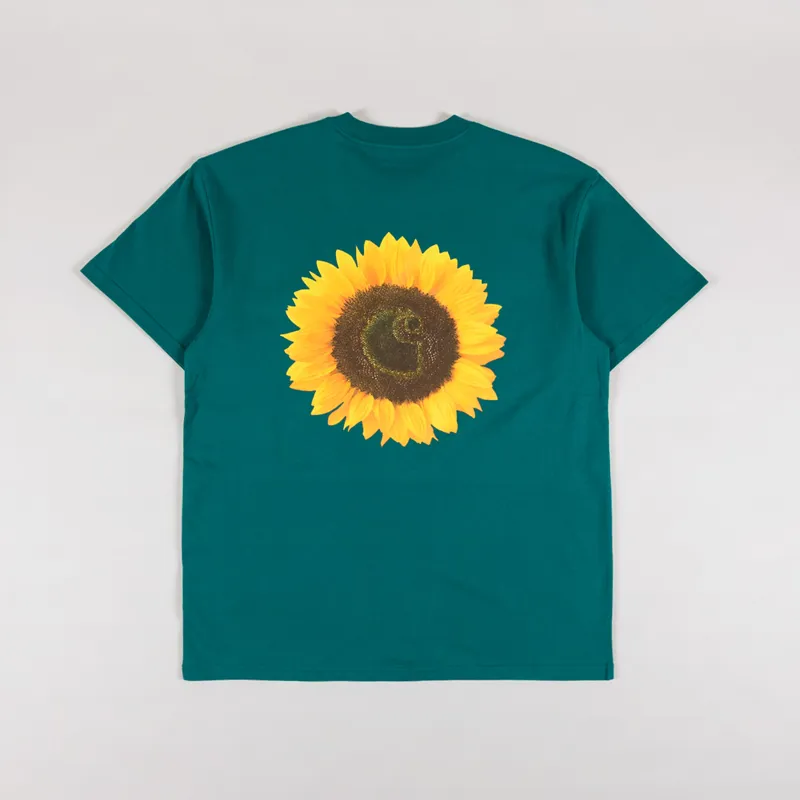Carhartt WIP Sunflower T Shirt Rainforest