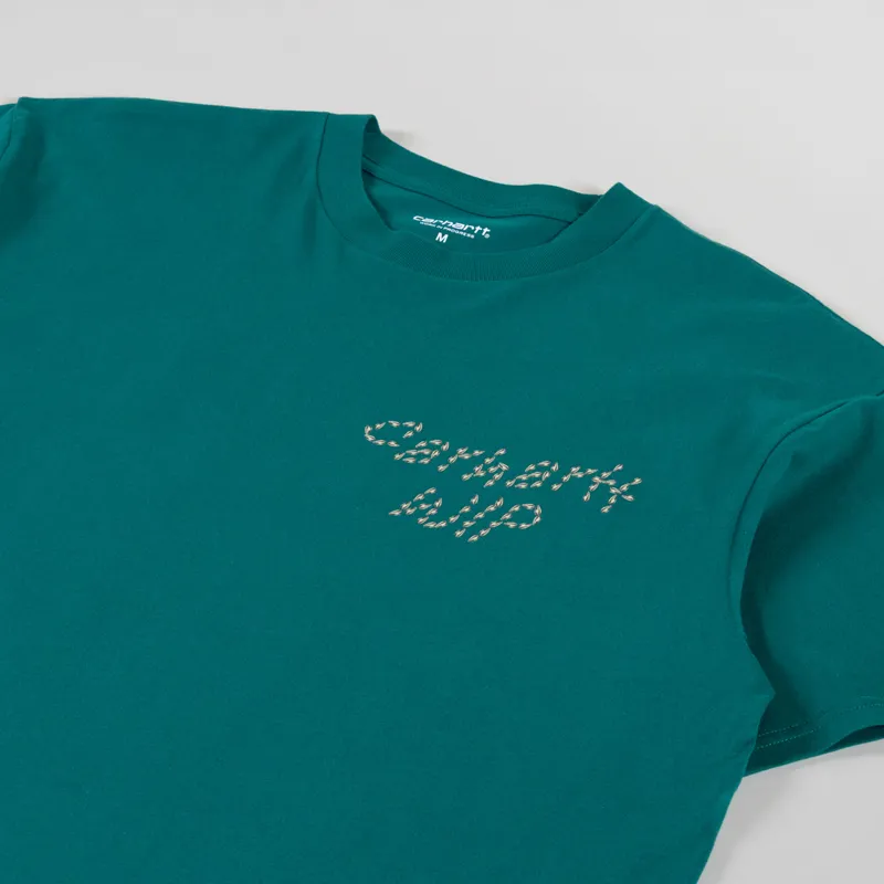 Carhartt WIP Sunflower T Shirt Rainforest-3