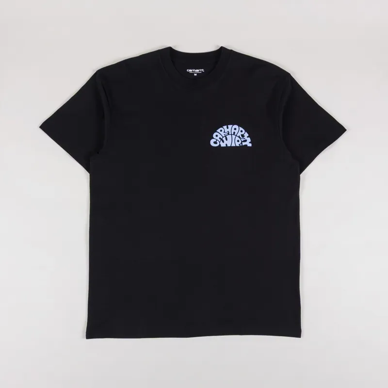 Carhartt WIP Jazzy T Shirt Black Air Sky-1