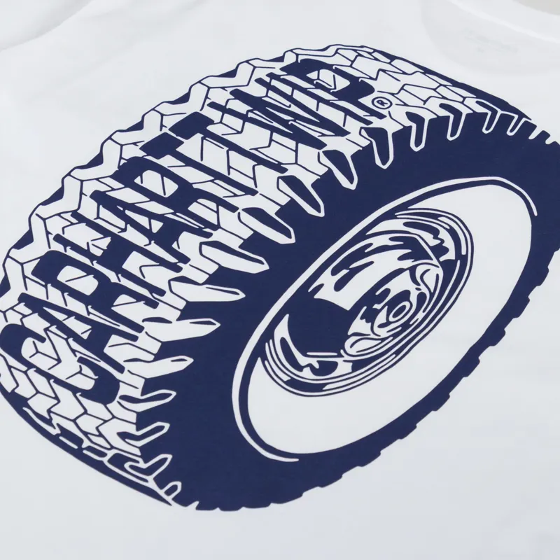 Carhartt WIP Tire T Shirt White-4