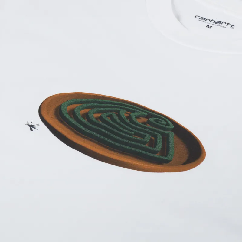 Carhartt WIP Spiral T Shirt White-2