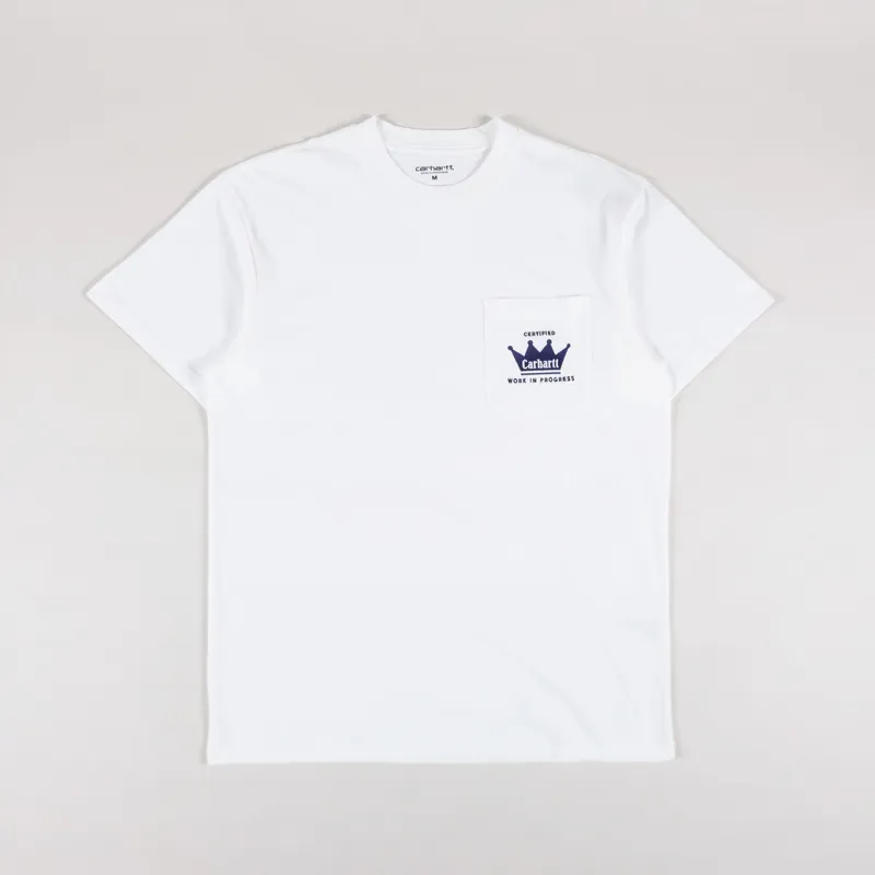 Carhartt WIP Crown Pocket T Shirt White