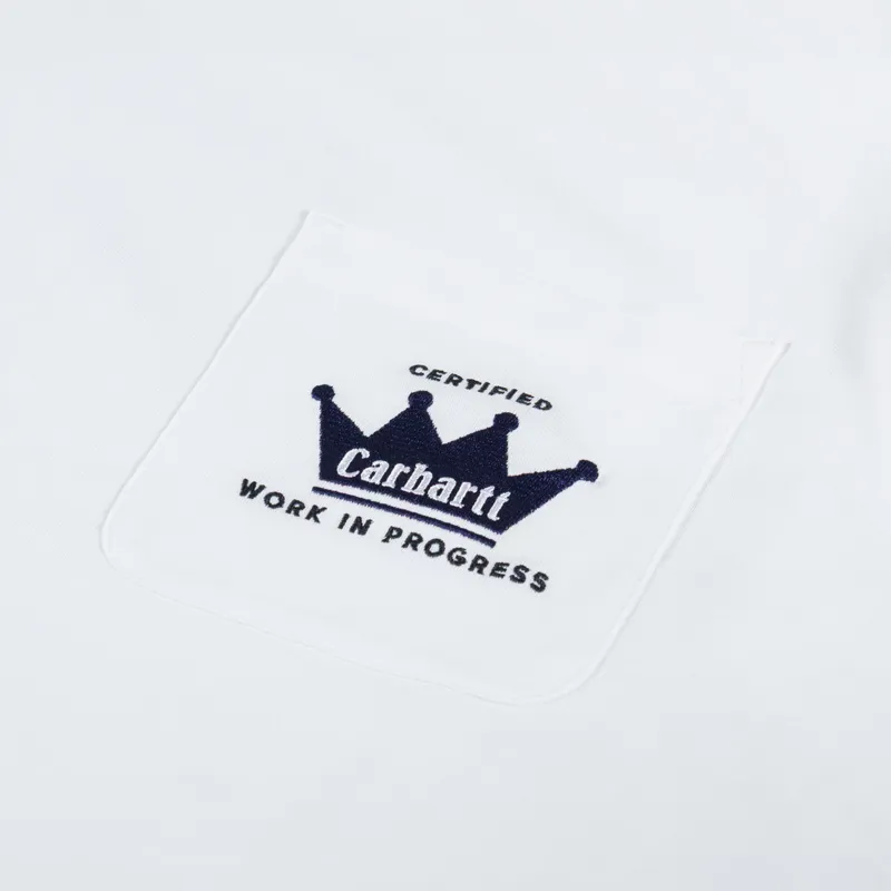Carhartt WIP Crown Pocket T Shirt White-2