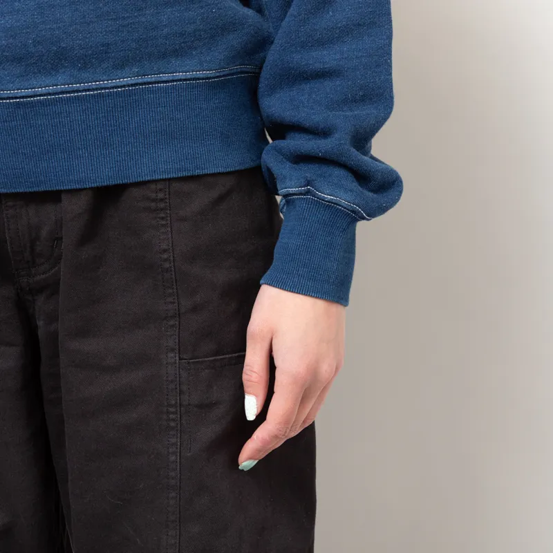 Carhartt WIP Womens Ingo Sweatshirt Dark Blue-7