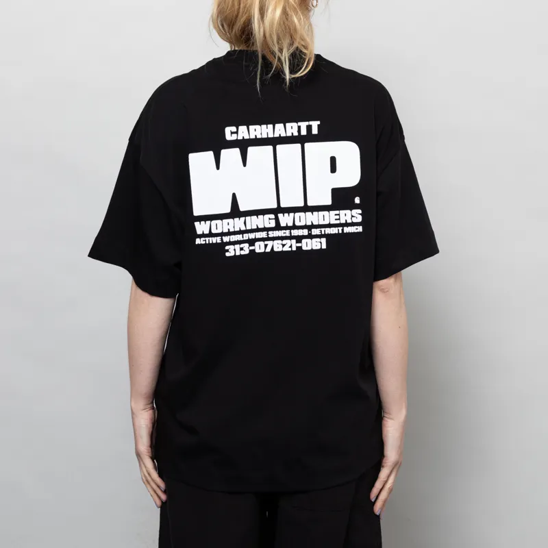 Carhartt WIP Womens Day Off T Shirt Black White
