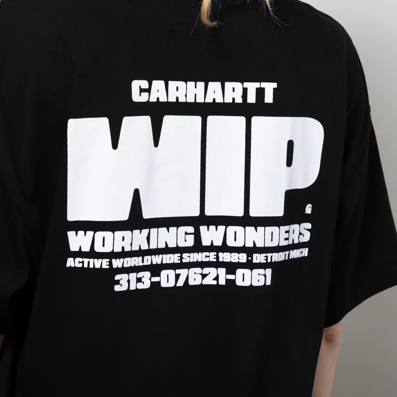 Carhartt WIP Womens Day Off T Shirt Black White-5