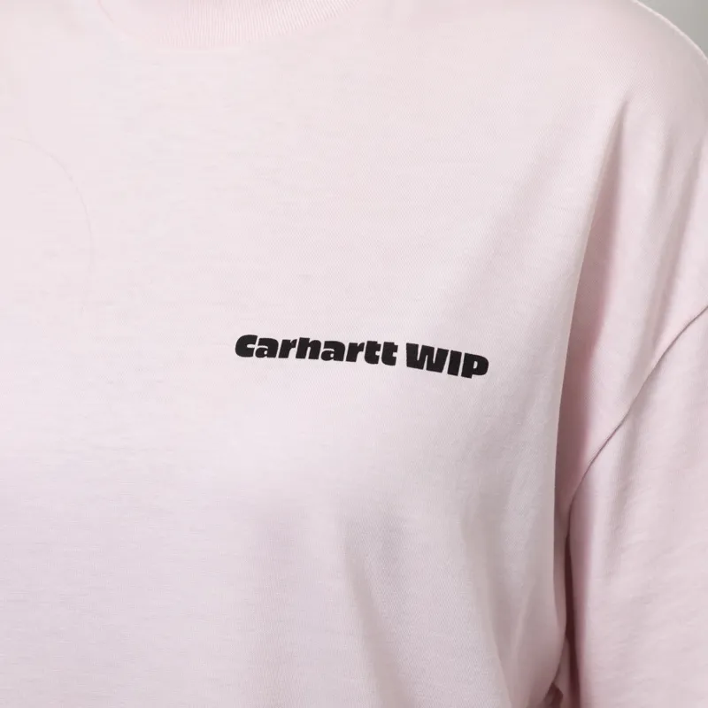 Carhartt WIP Womens Day Off T Shirt Air Pink Black-5