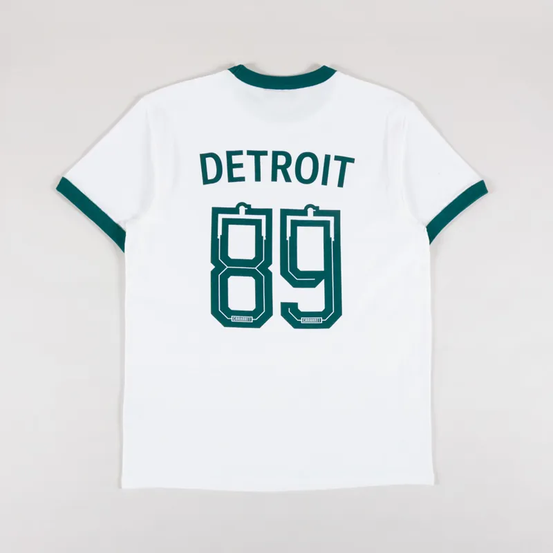 Carhartt WIP 89 Ringer T Shirt White Rainforest