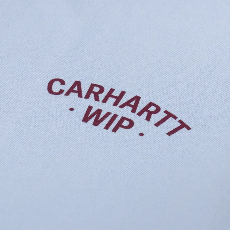 Carhartt WIP 89 Ringer T Shirt Air Sky Mulberry-5