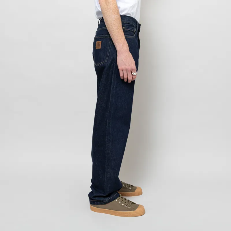 Carhartt WIP Landon Pant Blue Rinsed-4