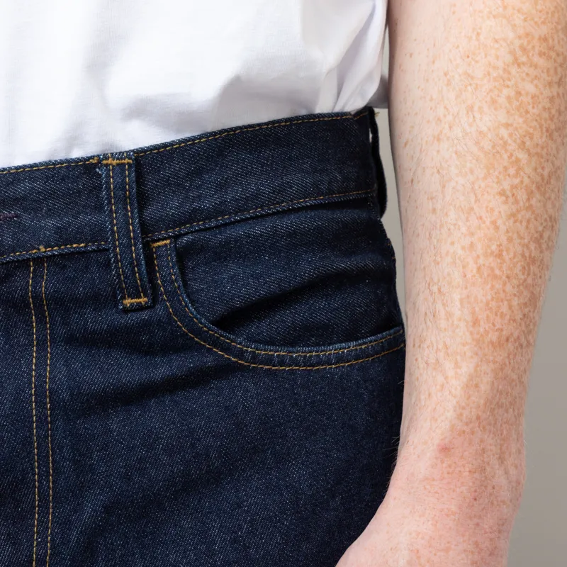 Carhartt WIP Landon Pant Blue Rinsed-8