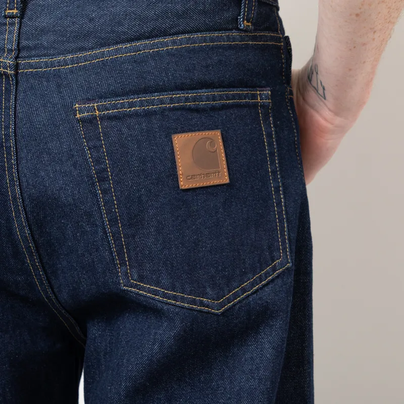 Carhartt WIP Landon Pant Blue Rinsed-5
