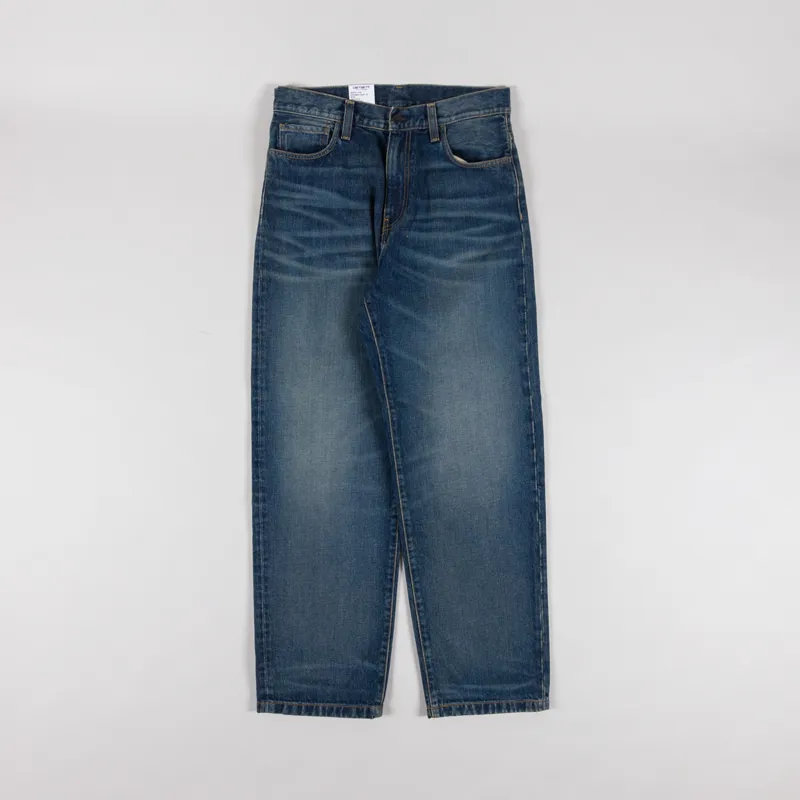 Carhartt WIP Landon Pant - Smith Denim | Blue (worn used
