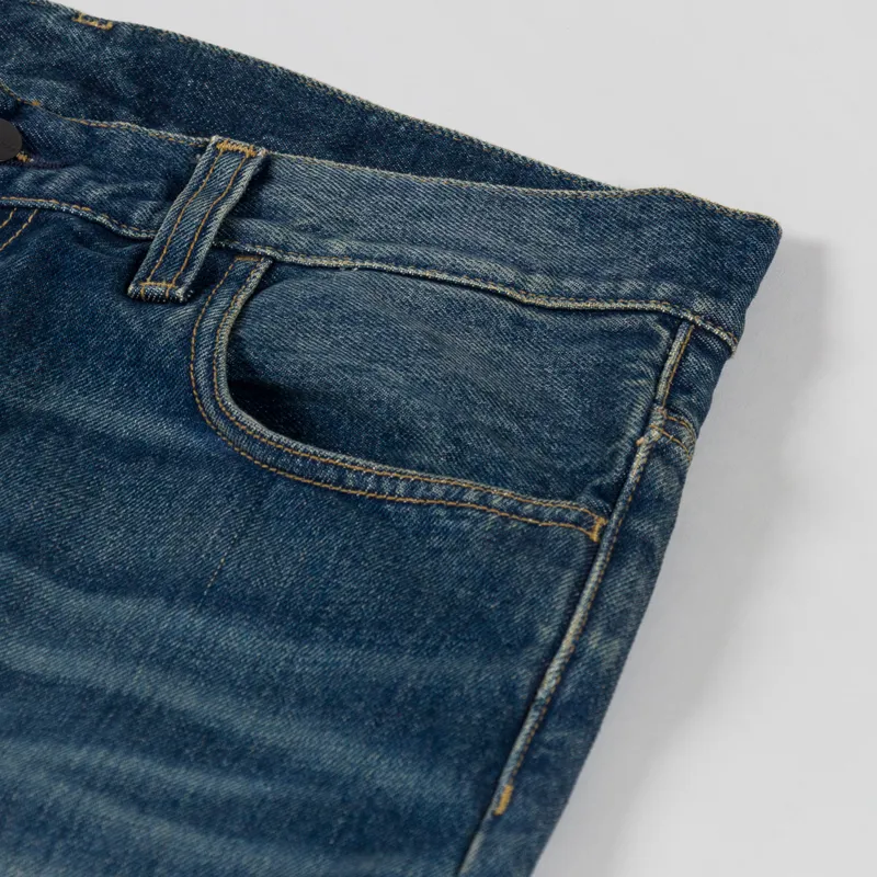 Carhartt WIP Landon Pant Blue Worn Used Wash Smith Denim-8