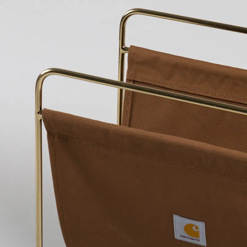 Carhartt WIP Canvas Magazine Stand Hamilton Brown-4