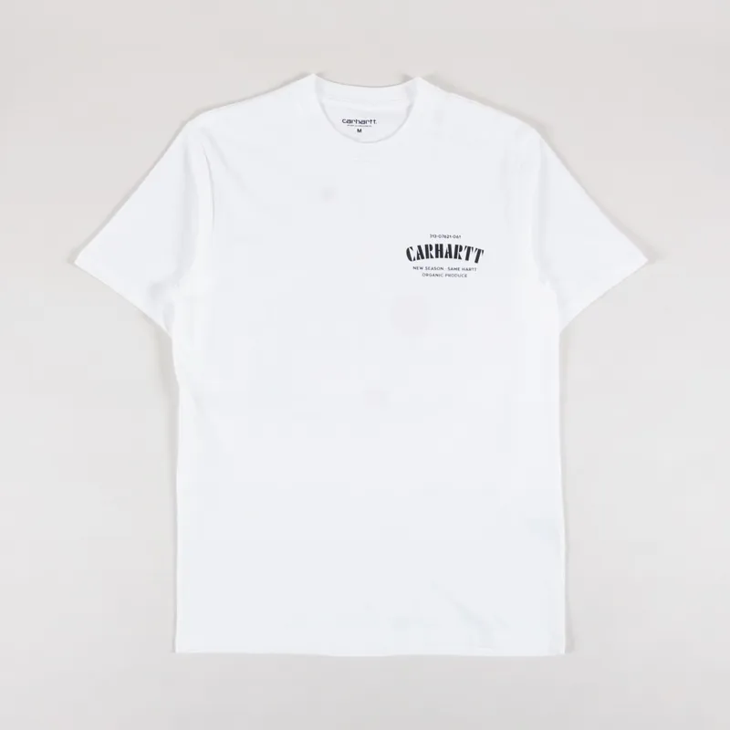Carhartt WIP Catalogue C Logo T Shirt White-1