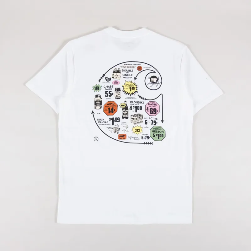 ★ドイツ発*carhartt WIP*新作*Catalogue C Logo Tシャツ/WS★ Carhartt WIP Catalogue C Logo Tee | Black