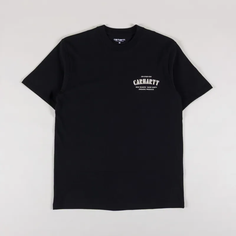 Carhartt WIP Catalogue C Logo T Shirt Black-1