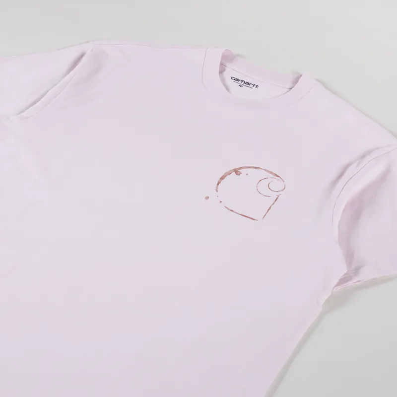 Carhartt WIP Java T Shirt Air Pink-1
