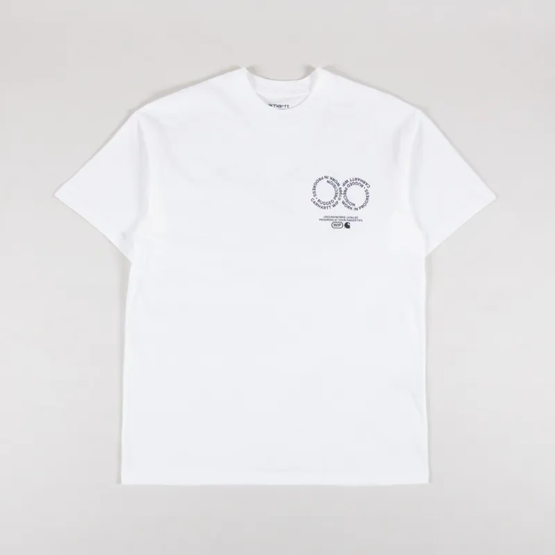 Carhartt WIP Rotation T Shirt White Black-1