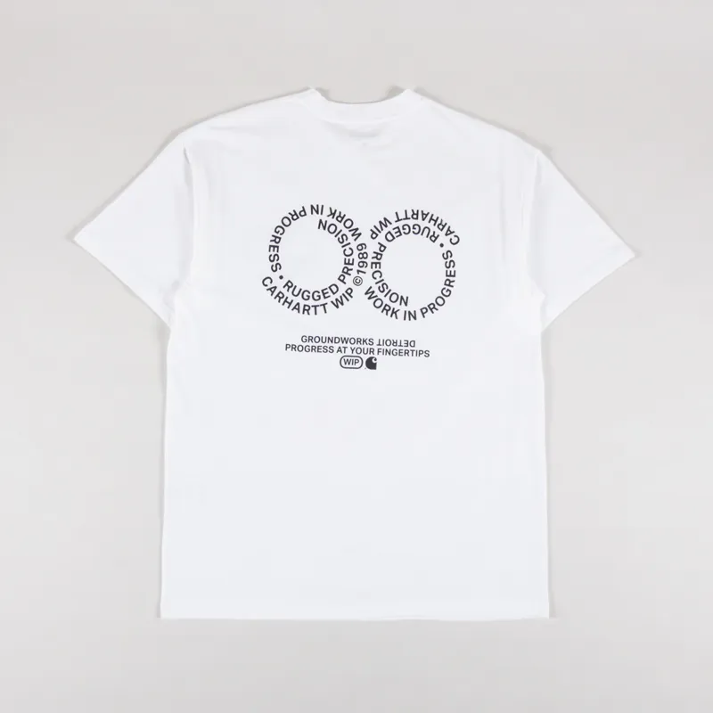 Carhartt WIP Rotation T Shirt White Black