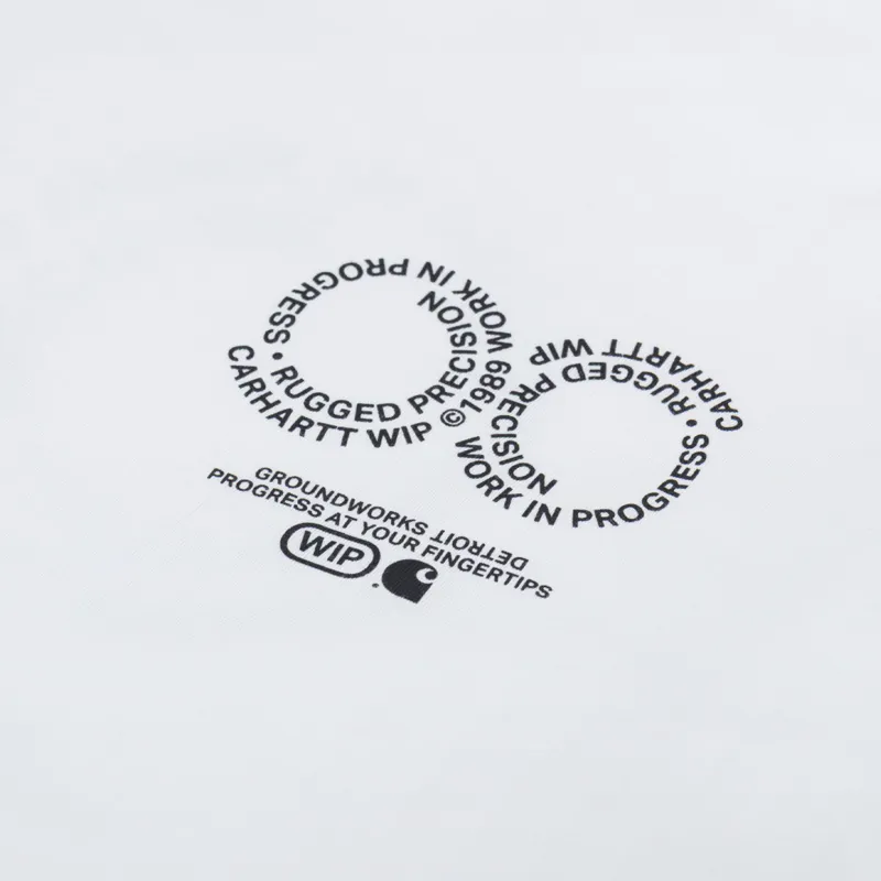 Carhartt WIP Rotation T Shirt White Black-5