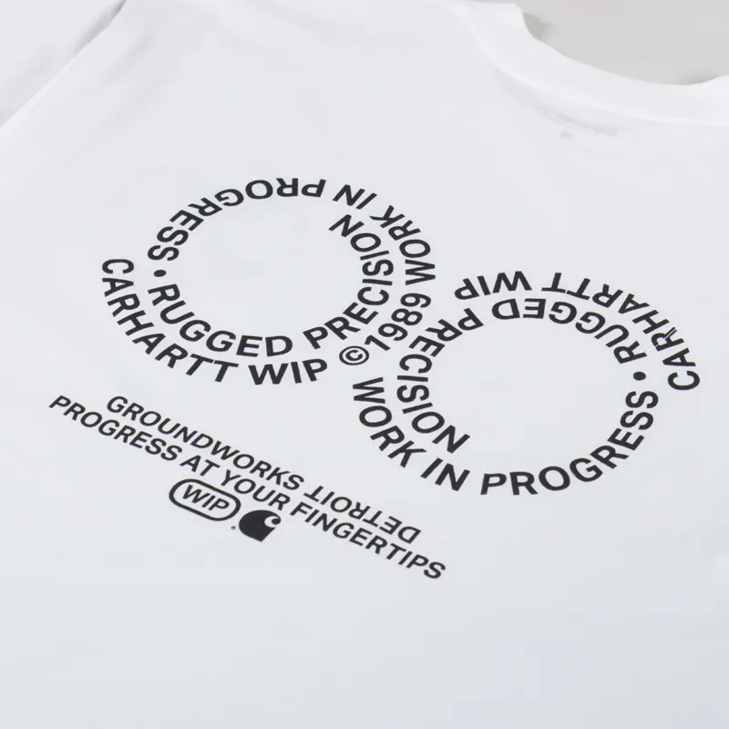 Carhartt WIP Rotation T Shirt White Black-4