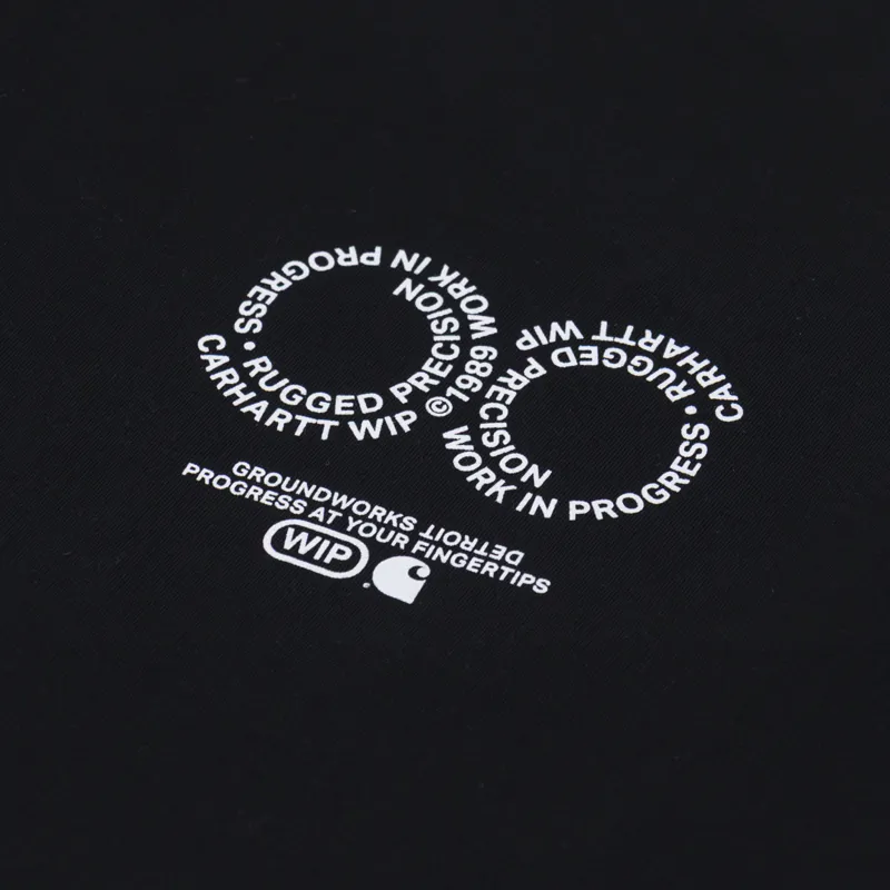 Carhartt WIP Rotation T Shirt Black White-5