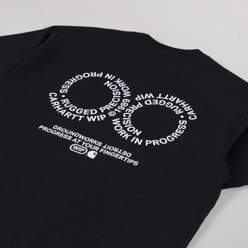Carhartt WIP Rotation T Shirt Black White-2