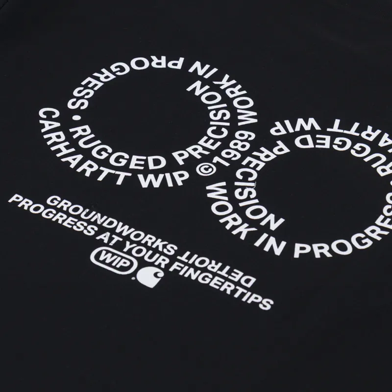 Carhartt WIP Rotation T Shirt Black White-4