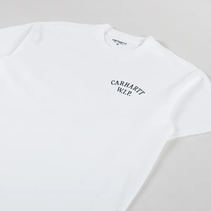 Carhartt WIP Cabinetry T Shirt White Black-3