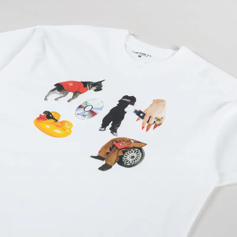 Carhartt WIP Jacob Rochester T Shirt White-1