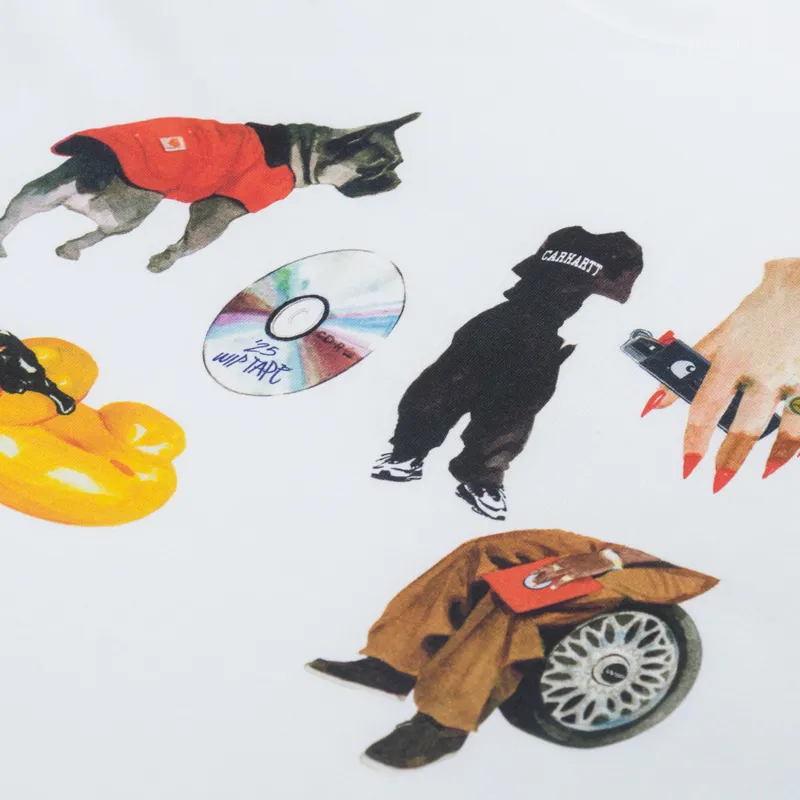 Carhartt WIP Jacob Rochester T Shirt White-2