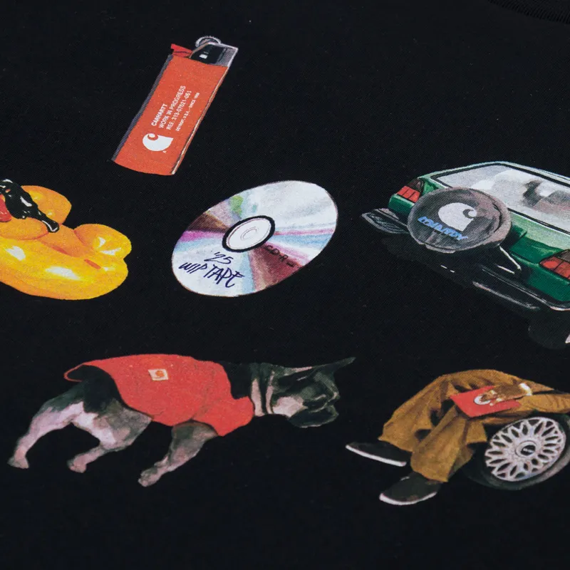 Carhartt WIP Jacob Rochester T Shirt Black-2