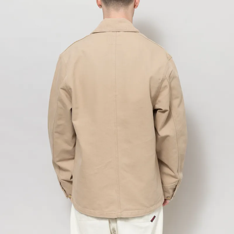 Carhartt WIP Michigan Summer Coat Dusty H Brown Stone Canvas-2