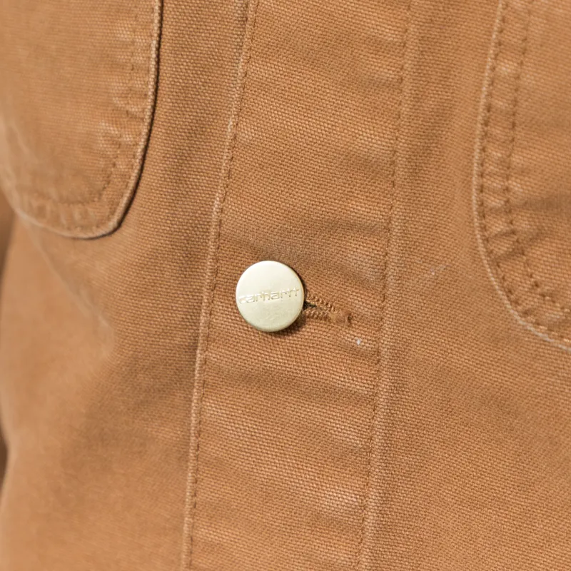 Carhartt WIP Michigan Summer Coat Hamilton Brown Stone Canvas-10