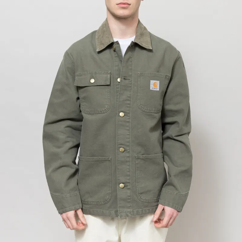 Carhartt WIP Michigan Summer Coat Leaf Stone Canvas