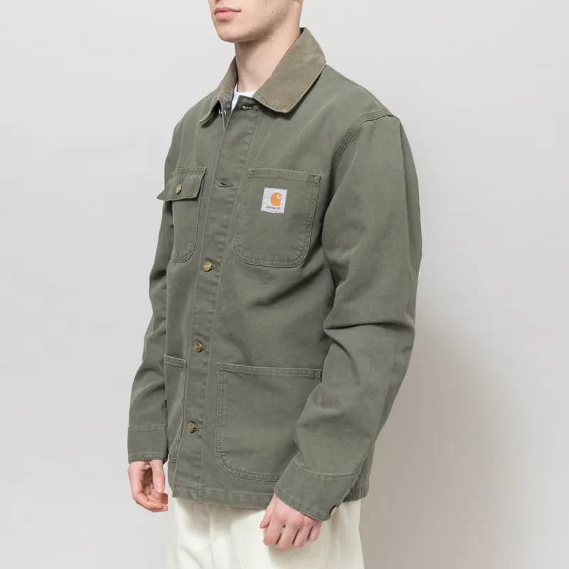 Carhartt WIP Michigan Summer Coat Leaf Stone Canvas-1