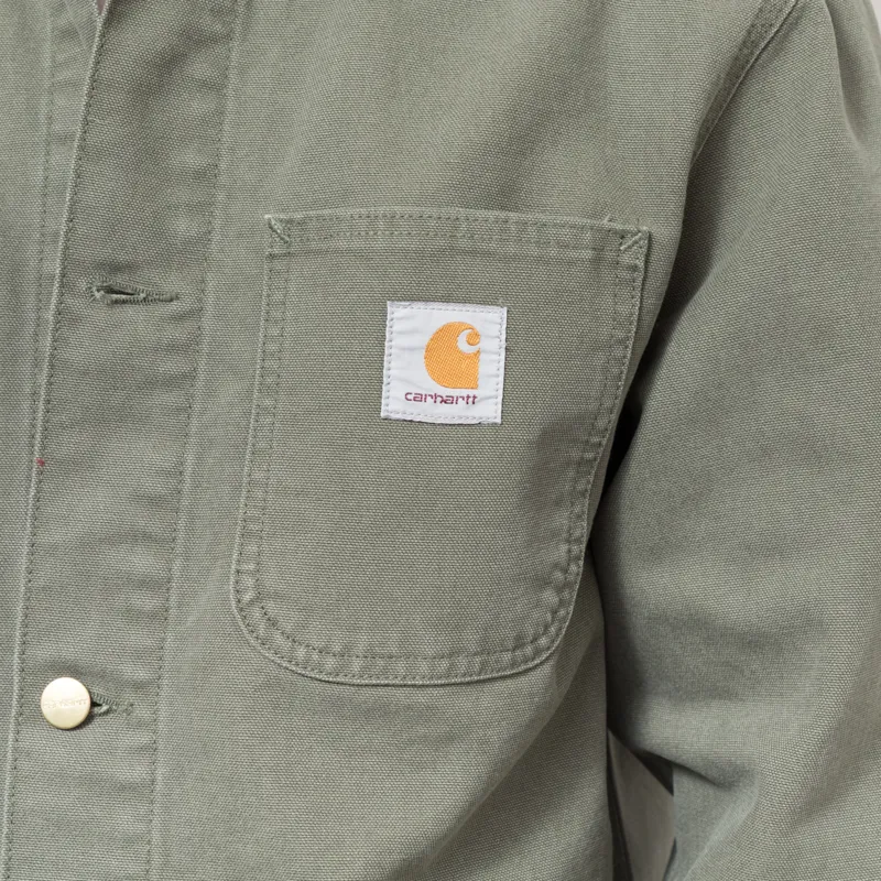 Carhartt WIP Michigan Summer Coat Leaf Stone Canvas-4