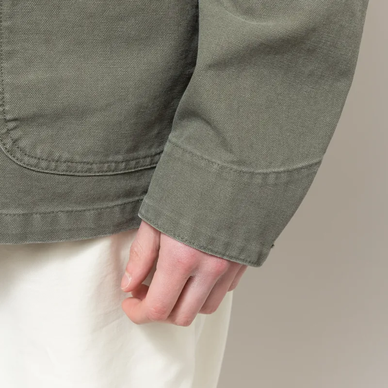 Carhartt WIP Michigan Summer Coat Leaf Stone Canvas-9