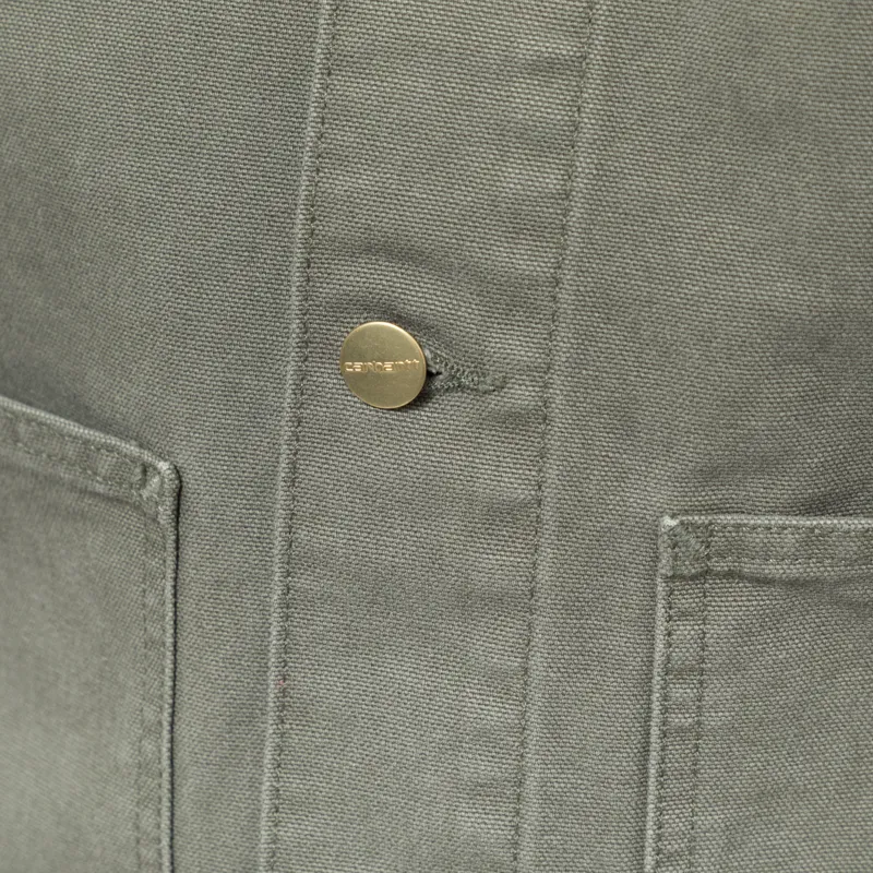 Carhartt WIP Michigan Summer Coat Leaf Stone Canvas-5