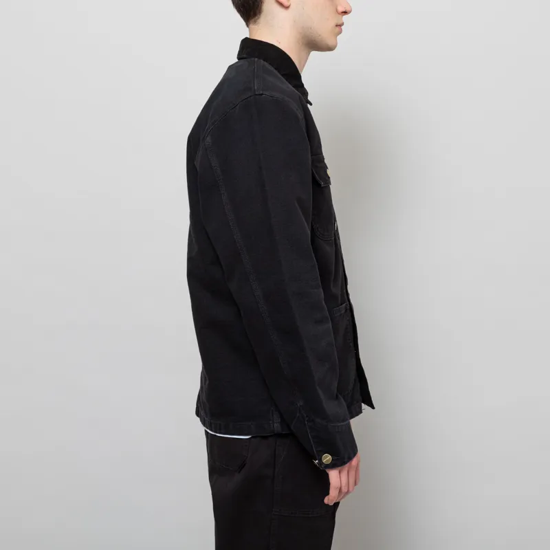 Carhartt WIP Michigan Summer Coat Black Stone Canvas-4